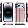 image:imageCasely iPhone 17 Pro Case  Uptown Gridlock  Pink Checkerboard  Bold Protective Design  Compatible with MagSafe