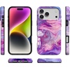 image:imageCasely iPhone 17 Pro Max Case  Daisy Daydream  Baby Blue Floral  Compatible with MagSafe  Classic Ultra Slim DesignTie Dying Over You  Purple Marble