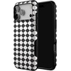 image:imageCasely iPhone 17 Pro Max Case  Harlequin Salem Diamond  Black and White  Bold Protective Design  MagSafe Compatible Design