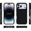 image:imageCasely iPhone 17 Pro Max Case  Reality Check  Periwinkle  Bold Protective Design  Compatible with MagSafeBlack on Black