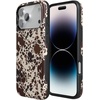 image:imageCasely iPhone 17 Pro Max Case  Reality Check  Periwinkle  Bold Protective Design  Compatible with MagSafeCowgirl Envy  Cow Print