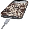 image:imageCasely iPhone 17 Pro Max Case  Reality Check  Periwinkle  Bold Protective Design  Compatible with MagSafeCowgirl Envy  Cow Print