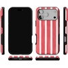 image:imageCasely iPhone 17 Pro Max Case  Reality Check  Periwinkle  Bold Protective Design  Compatible with MagSafeEast Coast Summer  Red Stripes