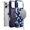 image:imageCasely iPhone 17 Pro Max Case  Reality Check  Periwinkle  Bold Protective Design  Compatible with MagSafeFloral Forest  Navy Cherry Blossom Floral