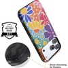 image:imageCasely iPhone 17 Pro Max Case  Reality Check  Periwinkle  Bold Protective Design  Compatible with MagSafeFlower Patch  MultiColor Floral