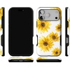 image:imageCasely iPhone 17 Pro Max Case  Reality Check  Periwinkle  Bold Protective Design  Compatible with MagSafeGolden Garden  Yellow Sunflower