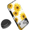image:imageCasely iPhone 17 Pro Max Case  Reality Check  Periwinkle  Bold Protective Design  Compatible with MagSafeGolden Garden  Yellow Sunflower