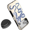 image:imageCasely iPhone 17 Pro Max Case  Reality Check  Periwinkle  Bold Protective Design  Compatible with MagSafeHeartstrings  Blue Bow