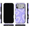 image:imageCasely iPhone 17 Pro Max Case  Reality Check  Periwinkle  Bold Protective Design  Compatible with MagSafeLove Song  Lavender Heart