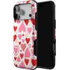 image:imageCasely iPhone 17 Pro Max Case  Reality Check  Periwinkle  Bold Protective Design  Compatible with MagSafeLove Struck  Heart Stickers