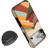 image:imageCasely iPhone 17 Pro Max Case  Reality Check  Periwinkle  Bold Protective Design  Compatible with MagSafeMagic Mountain  Colorblock