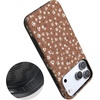 image:imageCasely iPhone 17 Pro Max Case  Reality Check  Periwinkle  Bold Protective Design  Compatible with MagSafeMocha Meadow  Tiny Flowers