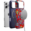 image:imageCasely iPhone 17 Pro Max Case  Reality Check  Periwinkle  Bold Protective Design  Compatible with MagSafePainted Flowers  Frida Kahlo Floral