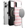 image:imageCasely iPhone 17 Pro Max Case  Reality Check  Periwinkle  Bold Protective Design  Compatible with MagSafeQueen of Diamonds  Pink Watercolor
