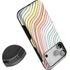 image:imageCasely iPhone 17 Pro Max Case  Reality Check  Periwinkle  Bold Protective Design  Compatible with MagSafeRide The Wave  Pastel Rainbow Lined