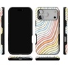 image:imageCasely iPhone 17 Pro Max Case  Reality Check  Periwinkle  Bold Protective Design  Compatible with MagSafeRide The Wave  Pastel Rainbow Lined