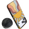 image:imageCasely iPhone 17 Pro Max Case  Reality Check  Periwinkle  Bold Protective Design  Compatible with MagSafeShine On  Retro Sunset