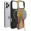 image:imageCasely iPhone 17 Pro Max Case  Reality Check  Periwinkle  Bold Protective Design  Compatible with MagSafeShine On  Retro Sunset
