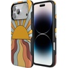 image:imageCasely iPhone 17 Pro Max Case  Reality Check  Periwinkle  Bold Protective Design  Compatible with MagSafeShine On  Retro Sunset