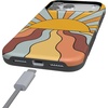 image:imageCasely iPhone 17 Pro Max Case  Reality Check  Periwinkle  Bold Protective Design  Compatible with MagSafeShine On  Retro Sunset
