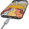image:imageCasely iPhone 17 Pro Max Case  Reality Check  Periwinkle  Bold Protective Design  Compatible with MagSafeShine On  Retro Sunset