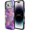 image:imageCasely iPhone 17 Pro Max Case  Reality Check  Periwinkle  Bold Protective Design  Compatible with MagSafeTie Dying Over You  Purple Marble