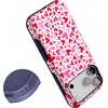 image:imageCasely iPhone 17 Pro Max Case  Reality Check  Periwinkle  Bold Protective Design  Compatible with MagSafeXOXO  Candy Hearts