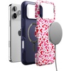 image:imageCasely iPhone 17 Pro Max Case  Reality Check  Periwinkle  Bold Protective Design  Compatible with MagSafeXOXO  Candy Hearts