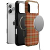 image:imageCasely iPhone 17 Pro Max Case  Spiced Chai  Fall Plaid  Bold Protective Design  MagSafe Compatible Design