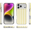 image:imageCasely iPhone 17 Pro Max Case  Sunday Best  Yellow Stripes  Compatible with MagSafe  Classic Ultra Slim Design