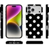 image:imageCasely iPhone 17 Pro Max Case  The Boyfriend Collection  Mallard amp Co  Compatible with MagSafe  Classic Ultra Slim DesignHigh Contrast  Black Polka Dot