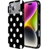 image:imageCasely iPhone 17 Pro Max Case  The Boyfriend Collection  Mallard amp Co  Compatible with MagSafe  Classic Ultra Slim DesignHigh Contrast  Black Polka Dot