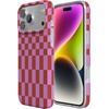 image:imageCasely iPhone 17 Pro Max Case  The Boyfriend Collection  Mallard amp Co  Compatible with MagSafe  Classic Ultra Slim DesignVibe Check  Pink Checkerboard