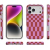 image:imageCasely iPhone 17 Pro Max Case  The Boyfriend Collection  Mallard amp Co  Compatible with MagSafe  Classic Ultra Slim DesignVibe Check  Pink Checkerboard