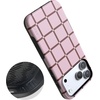 image:imageCasely iPhone 17 Pro Max Case  Uptown Gridlock  Pink Checkerboard  Bold Protective Design  Compatible with MagSafe