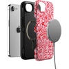 image:imageCasely iPhone 17e Case  Blush Garden  Floral Doodle  Bold Protective Design  Compatible with MagSafe