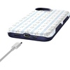 image:imageCasely iPhone 17e Case  Cottage Stripe  Blue Floral  Bold Protective Design  Compatible with MagSafe