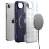image:imageCasely iPhone 17e Case  Cottage Stripe  Blue Floral  Bold Protective Design  Compatible with MagSafe