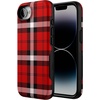 image:imageCasely iPhone 17e Case  Daisy Daydream  Baby Blue Floral  Bold Protective Design  Compatible with MagSafeAs if  Red Plaid