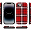 image:imageCasely iPhone 17e Case  Daisy Daydream  Baby Blue Floral  Bold Protective Design  Compatible with MagSafeAs if  Red Plaid