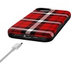 image:imageCasely iPhone 17e Case  Daisy Daydream  Baby Blue Floral  Bold Protective Design  Compatible with MagSafeAs if  Red Plaid