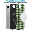 image:imageCasely iPhone 17e Case  Daisy Daydream  Baby Blue Floral  Bold Protective Design  Compatible with MagSafeChecked Twice  Green Plaid