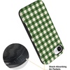 image:imageCasely iPhone 17e Case  Daisy Daydream  Baby Blue Floral  Bold Protective Design  Compatible with MagSafeChecked Twice  Green Plaid