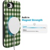 image:imageCasely iPhone 17e Case  Daisy Daydream  Baby Blue Floral  Bold Protective Design  Compatible with MagSafeChecked Twice  Green Plaid