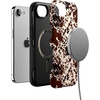 image:imageCasely iPhone 17e Case  Daisy Daydream  Baby Blue Floral  Bold Protective Design  Compatible with MagSafeCowgirl Envy  Cow Print