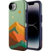 image:imageCasely iPhone 17e Case  Daisy Daydream  Baby Blue Floral  Bold Protective Design  Compatible with MagSafeEndless Peaks  Colorblock Mountain