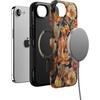 image:imageCasely iPhone 17e Case  Daisy Daydream  Baby Blue Floral  Bold Protective Design  Compatible with MagSafeFallen Gold  Antique Floral