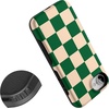 image:imageCasely iPhone 17e Case  Daisy Daydream  Baby Blue Floral  Bold Protective Design  Compatible with MagSafeFit Check  Green Checkerboard