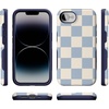 image:imageCasely iPhone 17e Case  Daisy Daydream  Baby Blue Floral  Bold Protective Design  Compatible with MagSafeFit Check  Light Blue Checkerboard
