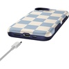 image:imageCasely iPhone 17e Case  Daisy Daydream  Baby Blue Floral  Bold Protective Design  Compatible with MagSafeFit Check  Light Blue Checkerboard